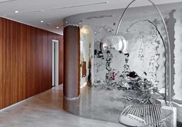 Объёмные металлические панели с эффектом Lava 3D для дизайна и декора. Stainless steel luxury metal panels