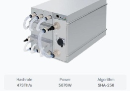 Модель Antminer S21 XP Hyd (473Th) SHA256 Bitmai