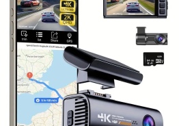 Dash Cam Front And 4k Car Black Box Wit