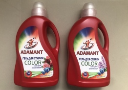 Россия.ООО Сантарин реализует гель для стирки цветного белья Color ADAMANT 