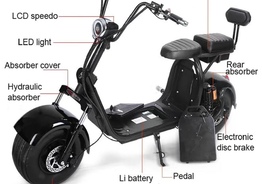 Продается Citycoco 2000w электрический самокат Big Wheel