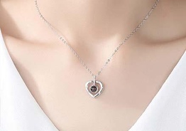 Кулон I love You на 100 языках