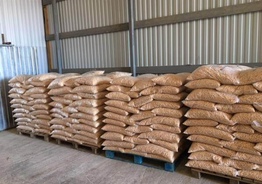 Wood pellets hardwood  6mm, 975kg pallet