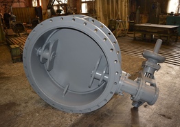 Double-eccentric butterfly valve 32нж910р Dn 1000 Pn 10